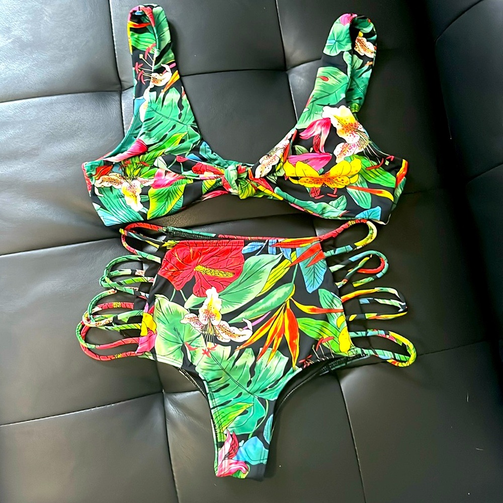 Tropical 2 Piece Swimsuit